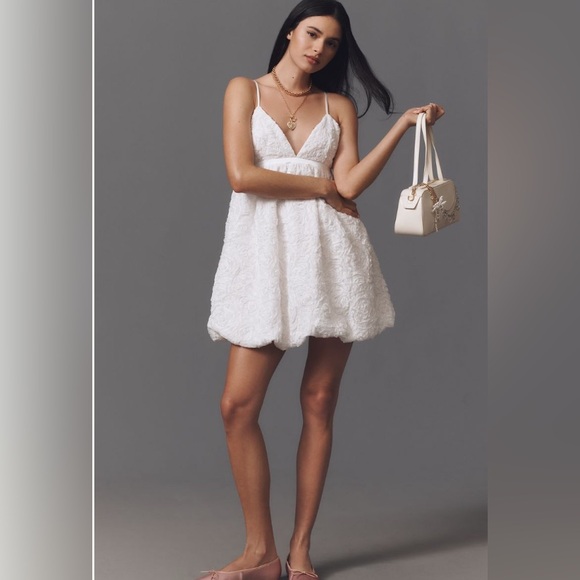 NWT Anthropologie Endless Rose Sleeveless Sequin Bubble Dress, sz L - Picture 4 of 5